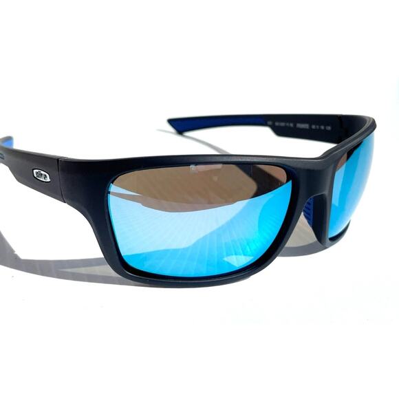 Revo POINTE Sunglasses Matte Black POLARIZED Blue Water Lens RE 1237 11 BL NEW - Picture 6 of 14